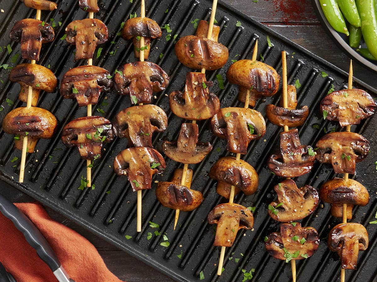 LATE NIGHT FUEL: Umami Bombs on a Stick – These Mushroom Kebabs Will Steal the Show!