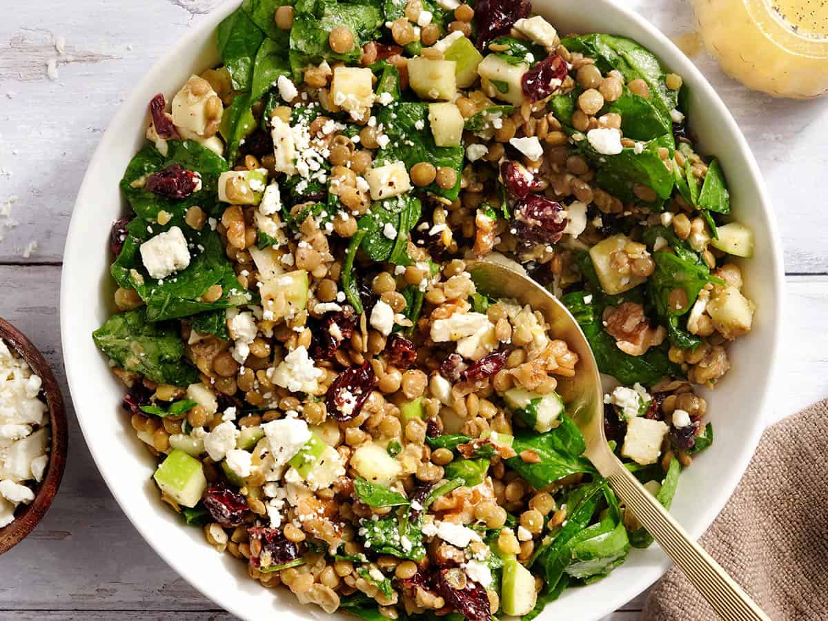 5-MIN FUEL: Lentil & Cranberry Power Salad!