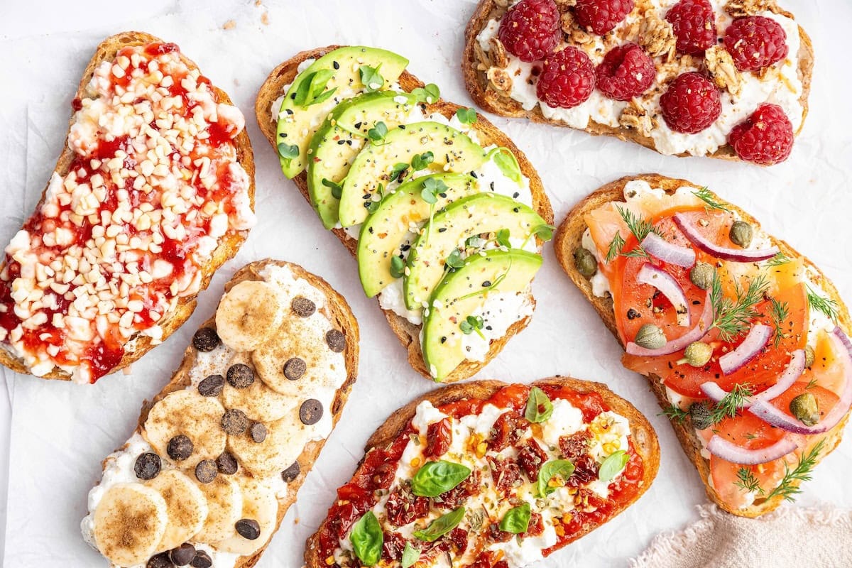 5-MIN FUEL: Six Delicious High-Protein Cottage Cheese Toast Ideas!